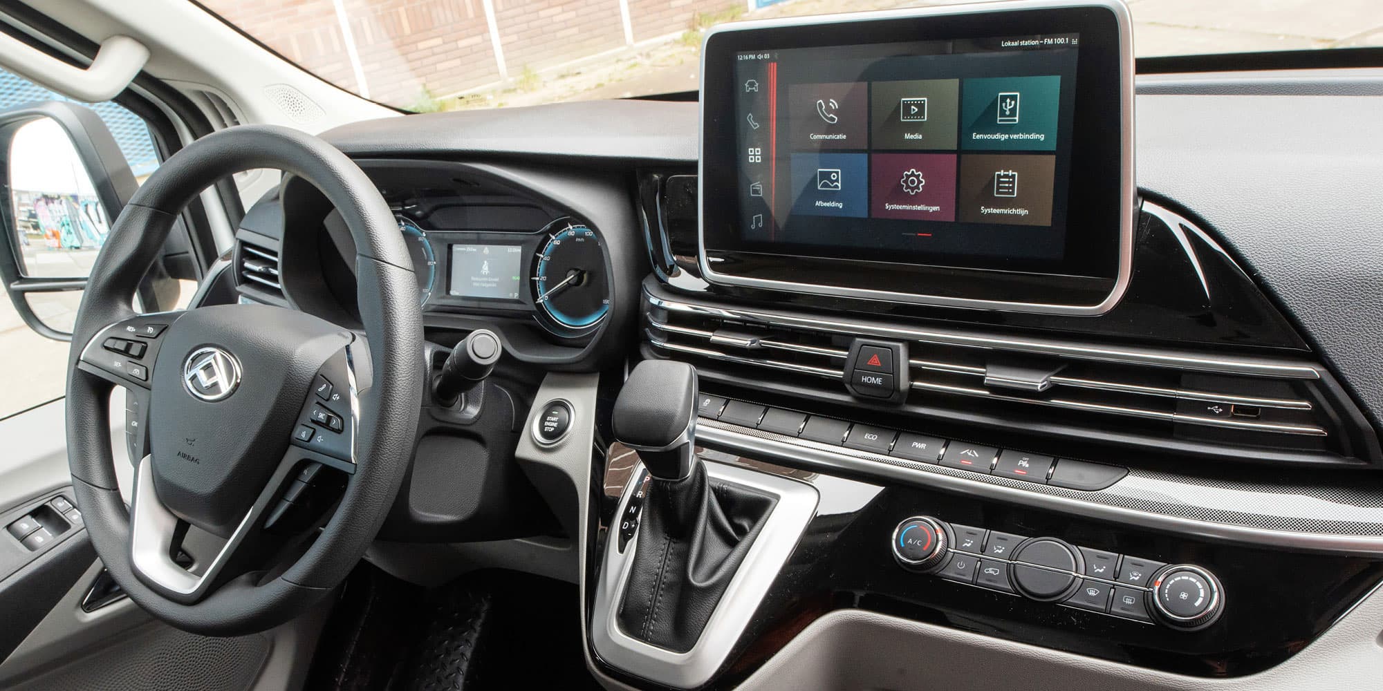 Maxus eDeliver9 volledig dashboard