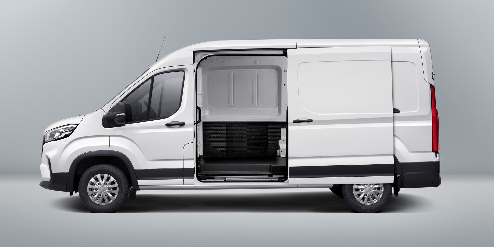 Maxus eDeliver9 PV Wit schuifdeur open