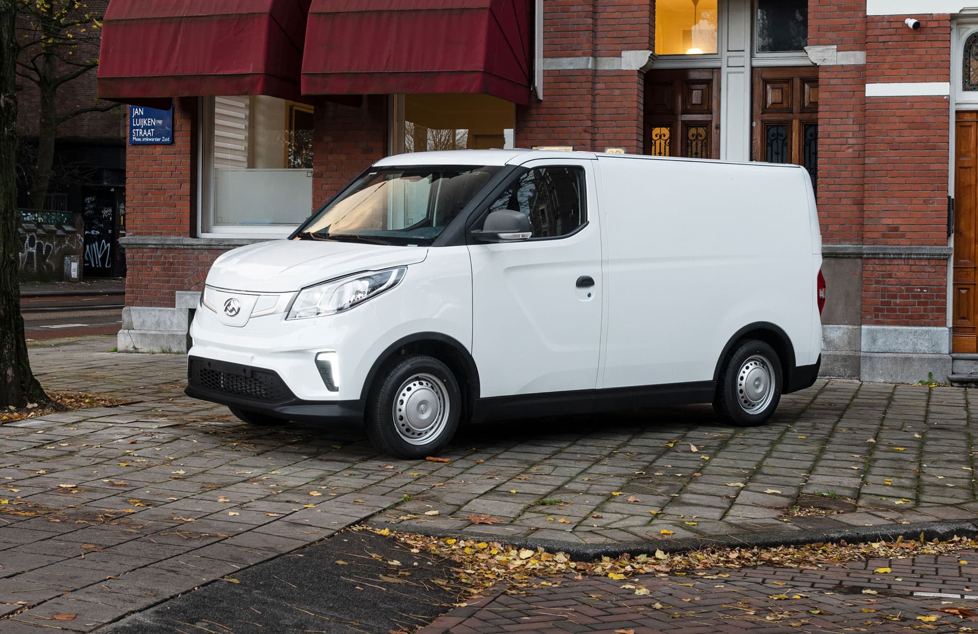 Maxus eDeliver3 Wit stadsomgeving