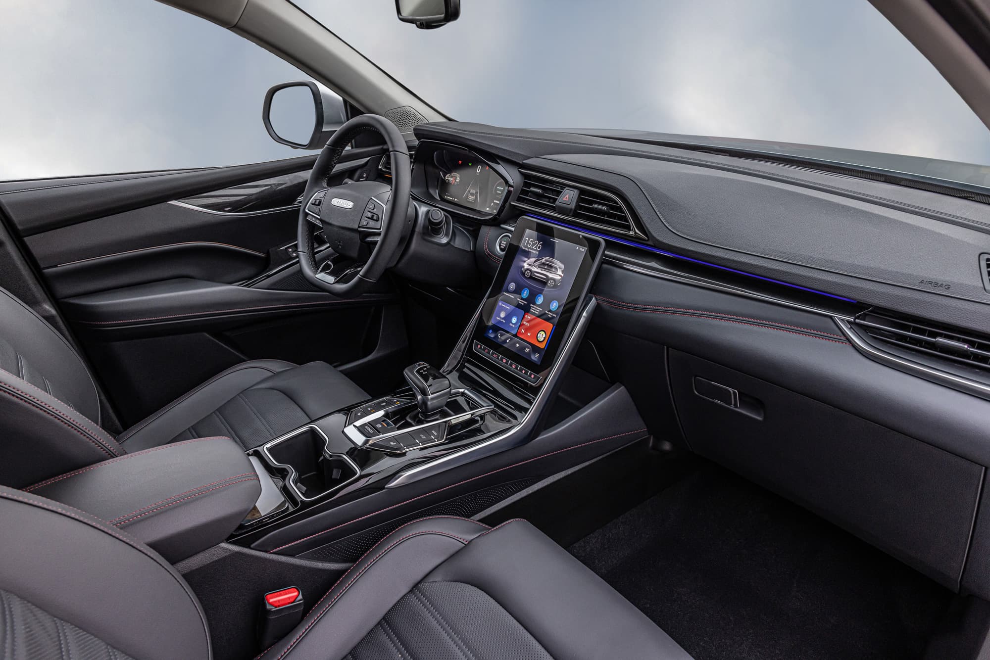 Maxus eUNIQ6  Zilver cockpitview passagierskant